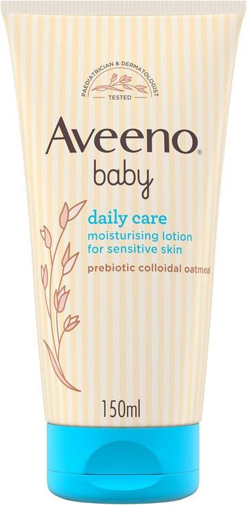 Aveeno Baby Daily Care Moisturising Lotion, 150 Ml (Pack Of 2)