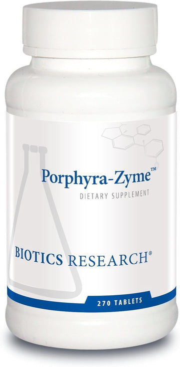 Biotics Research Porphyra Zyme Chlorophyll Concentrate. Heavy Metal Binding Capacity. Detoxification. 270Tabs