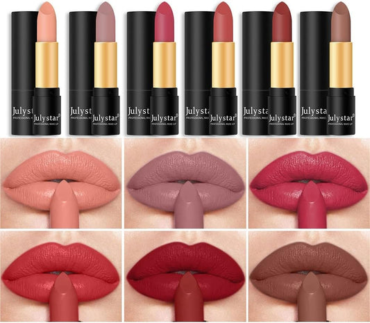 Julystar Make-Up Makeup Lipstick Velvet Matte Color Non-Stick Cup Lipstick (04#)