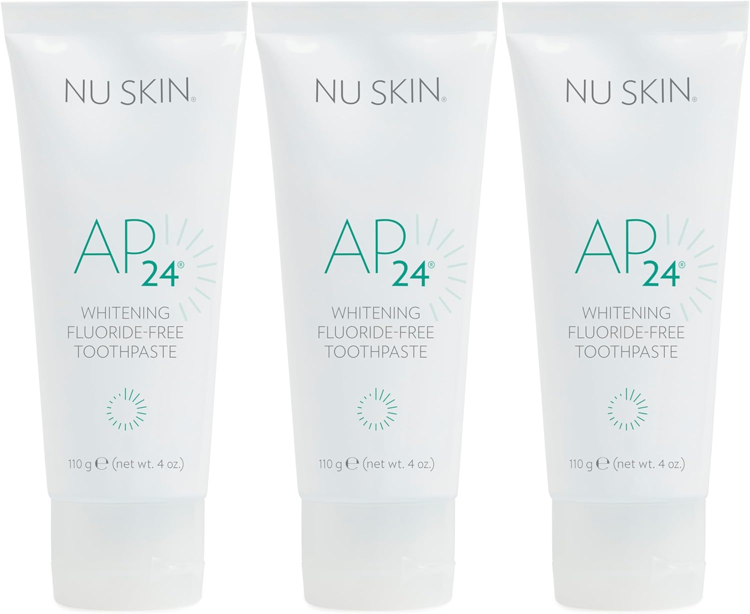 Nu Skin AP 24 Whitening Fluoride-Free Toothpaste (3 Pack)