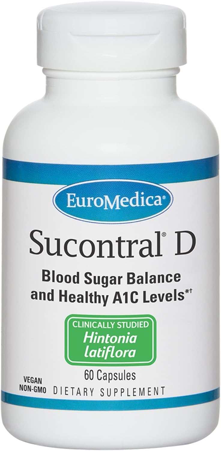 Euromedica Sucontral D - 60 Capsules - Non-GMO, Vegan - 60 Servings