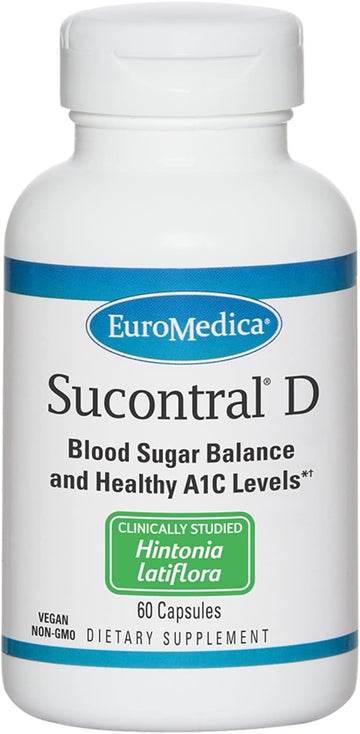 Euromedica Sucontral D - 60 Capsules - Non-GMO, Vegan - 60 Servings