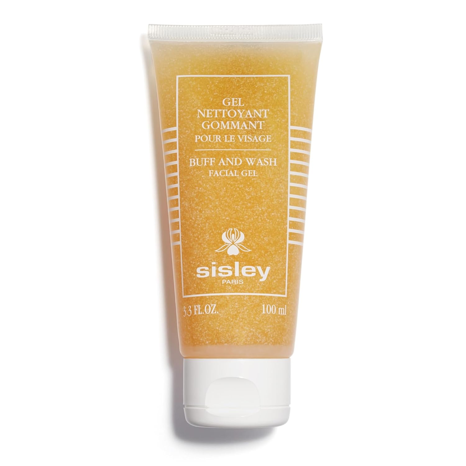 Sisley Paris Buff And Wash Facial Gel - 100 Ml - Face Wash With Essential Oils & Exfoliating Micro Particles For Soft, Luminous Skin - Use 3-4X Per Week