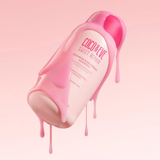 Coco & Eve Repairing & Restoring Shampoo For Damaged, Color Treated Hair - With Biomimetic Ceramides, Vitamin B5 To Repair Breakage, Split Ends, Strengthen And Hydrate. For All Hair Types (280Ml)