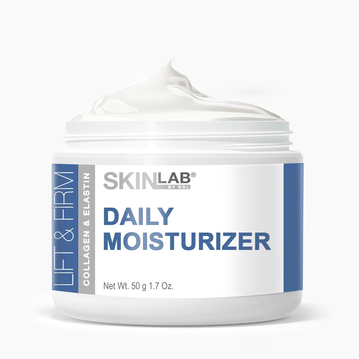 Skin Lab Lift & Firm Daily Moisturizer - Hydrolyzed Collagen & Elastin, Vitamin C And Vitamin E To Moisturize, Soften & Soothe Fine Lines And Wrinkles 1.7 Oz