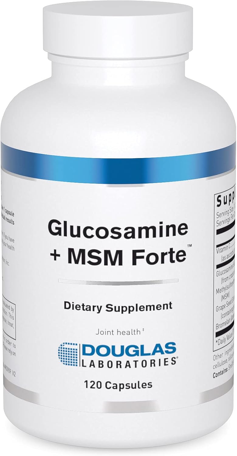 Douglas Laboratories Glucosamine + Msm Forte | Nutritional Formulation To Support Maintainance And Health Of Aging Joints | 120 Capsules