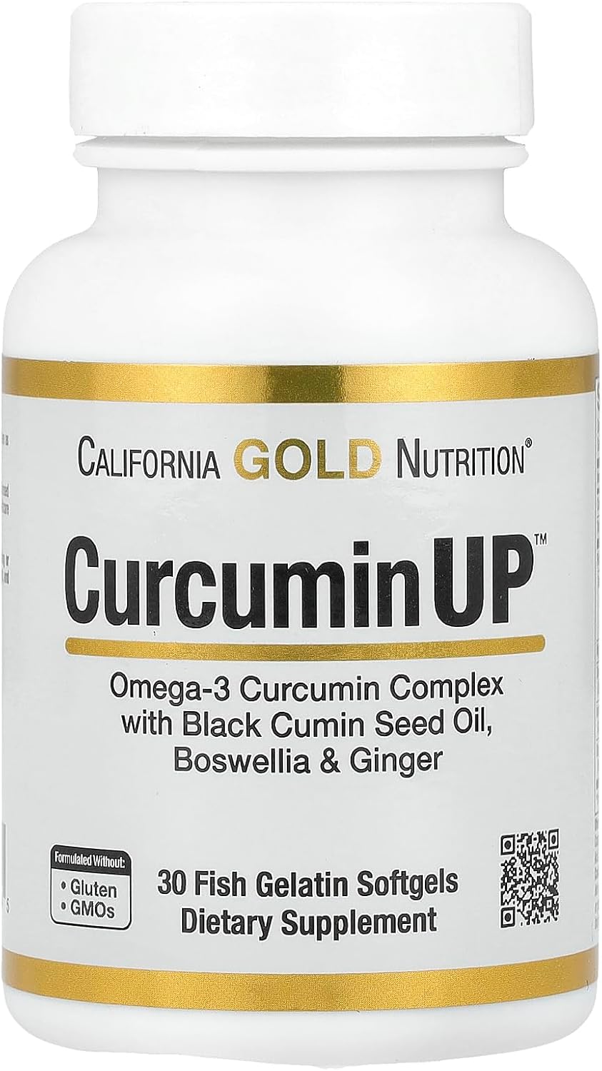 California Gold Nutrition Curcuminup, 30 Fish Gelatin Softgels