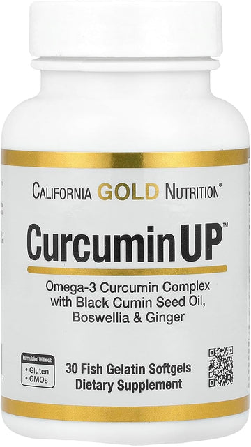 California Gold Nutrition Curcuminup, 30 Fish Gelatin Softgels