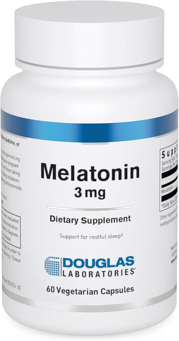 Douglas Laboratories Melatonin 3 Mg | Supports Sleep/Wake Cycles | 60 Capsules