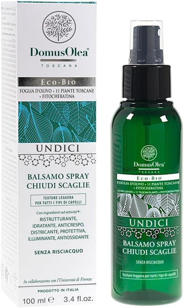 Domus Olea Toscana Conditioner Spray, Heals Patches Of Dry Skin, Ideal For Normal Or Seborrheic-Prone Skin And Hair, Leave-In Formula, 100 Ml