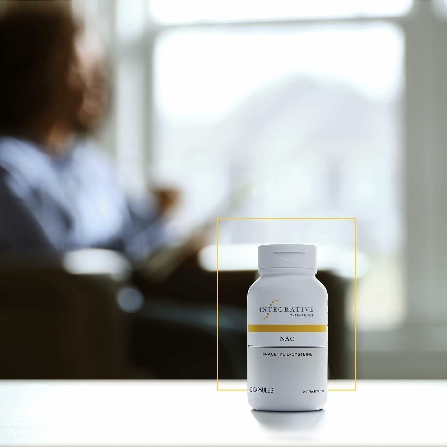 Integrative Therapeutics Nac - Antioxidant Support Supplement For Respiratory & Lung Function* - Gluten-Free & Dairy-Free - 60 Capsules (60 Servings) : Health & Household