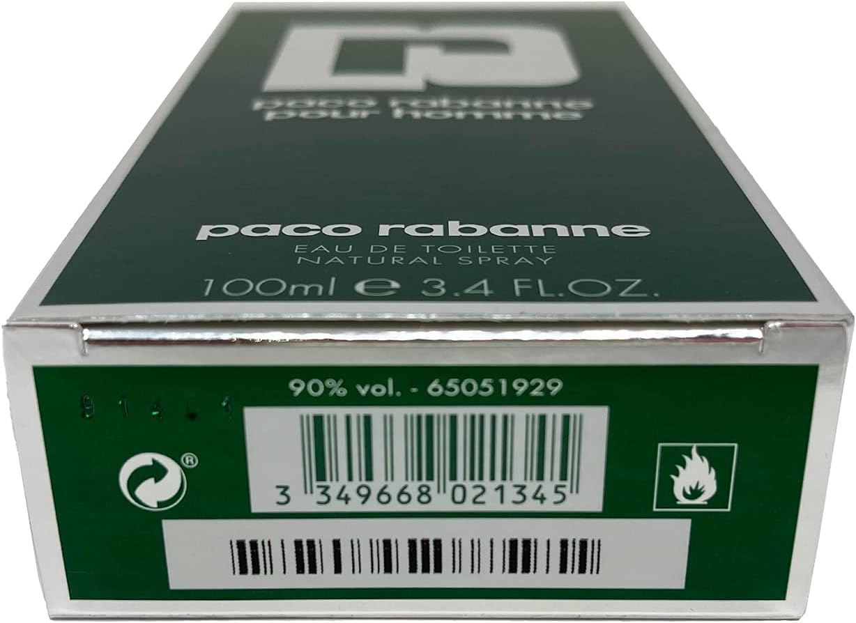 Paco Rabanne By Paco Rabanne Edt Spray 3.4 Oz For Men : Beauty & Personal Care
