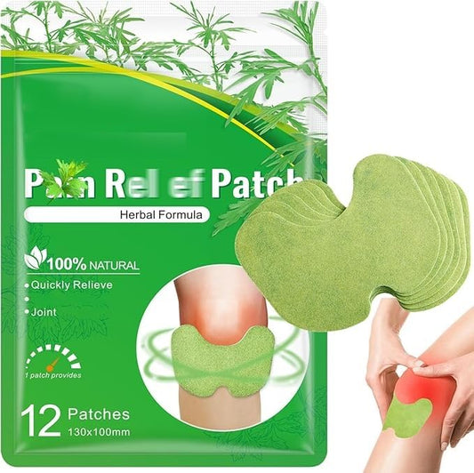 Herbal Joint & Knee Comfort Patch – Warming Relief Patches for Legs, Knees & Joints – Flexible Stick-On Mobility Support