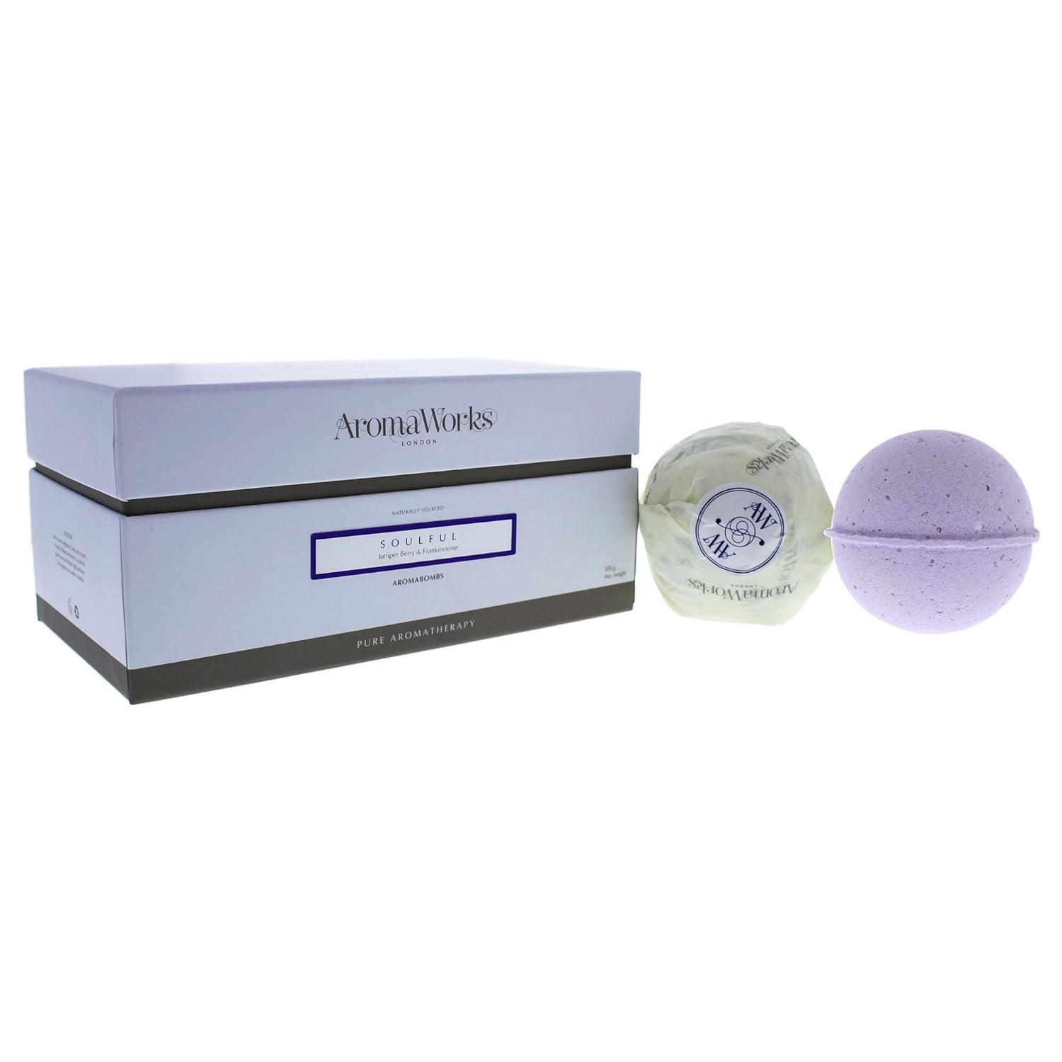 Aromaworks Serenity Aromabomb Duo - Free Your Mind From Stresses Of The Day - Energize Your Mind - Features A Warm Aroma - Key Ingredients Of Lavender, Neroli And Lemongrass - 2 X 8.81 Oz Bath Bomb : Beauty & Personal Care