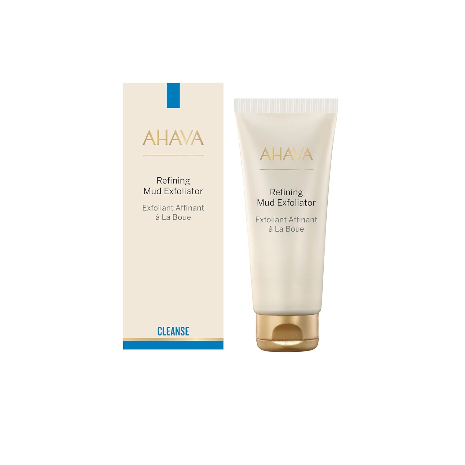 Ahava Time To Clear Facial Mud Exfoliator - Gentle Mud-Based Scrub To Purify, Exfoliate & Fresh The Skin, Unveils Radiant, Boosts Skincare Absorption, With Osmoter, Vitamin E & Dead Sea Mud, 3.4 Fl.Oz