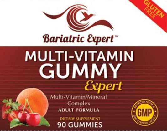 Bariatric Expert Multivitamin Gummies ? Fast-Melting Dietary Supplement for Adults Post-Gastric Sleeve and Bypass, Nutritionist Recommended, 90 Count