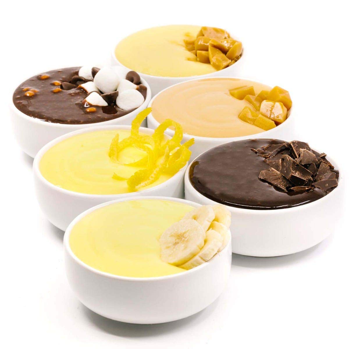 WonderSlim Protein Pudding Mix, Variety Pack, 12g Protein, Gluten Free (7ct) : Grocery & Gourmet Food