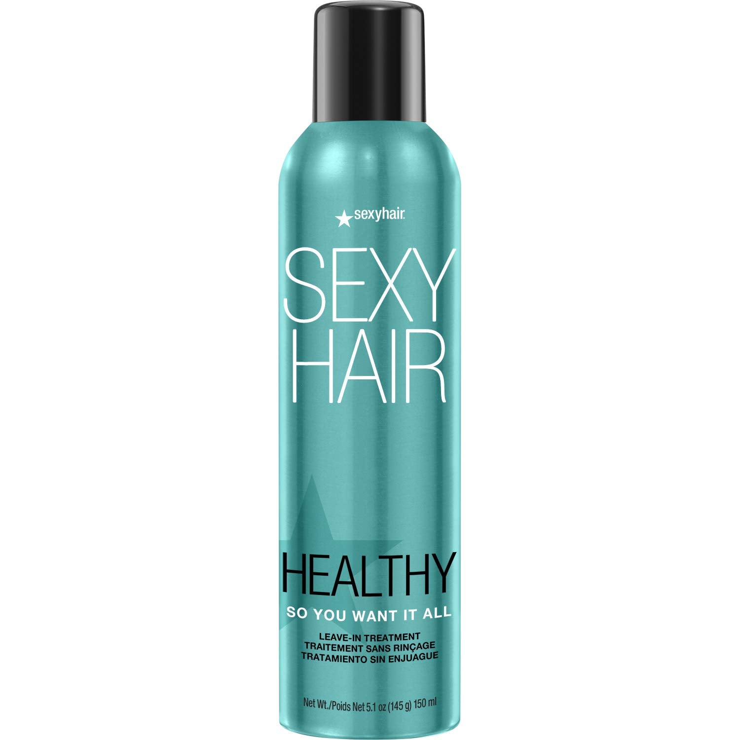 Sexyhair Healthy So You Want It All Leave-In Treatment, 5.1 Oz | Up To 99% Breakage Reduction | Moisture And Shine | Thermal Protection