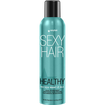 Sexyhair Healthy So You Want It All Leave-In Treatment, 5.1 Oz | Up To 99% Breakage Reduction | Moisture And Shine | Thermal Protection