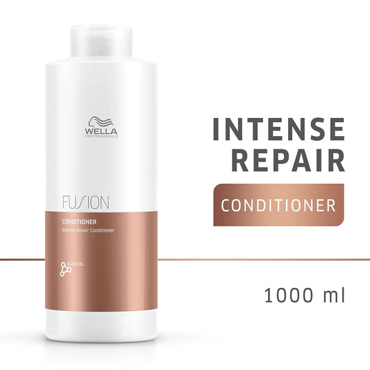 Wella Professionals Fusion Intense Repair Conditioner For Damaged Hair, Anti Hair Breakage, And Hair Repair