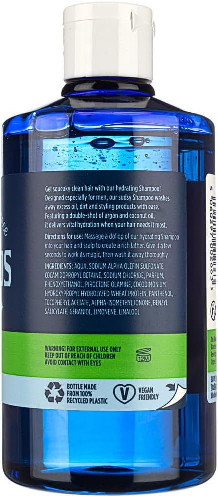 The Bluebeards Revenge, Shampoo For Men, Rehydrates Hair And Scalp, Removing Trapped Dirt, Oil And Styling Products, SLS And Paraben Free, 300ml : Amazon.co.uk: Beauty