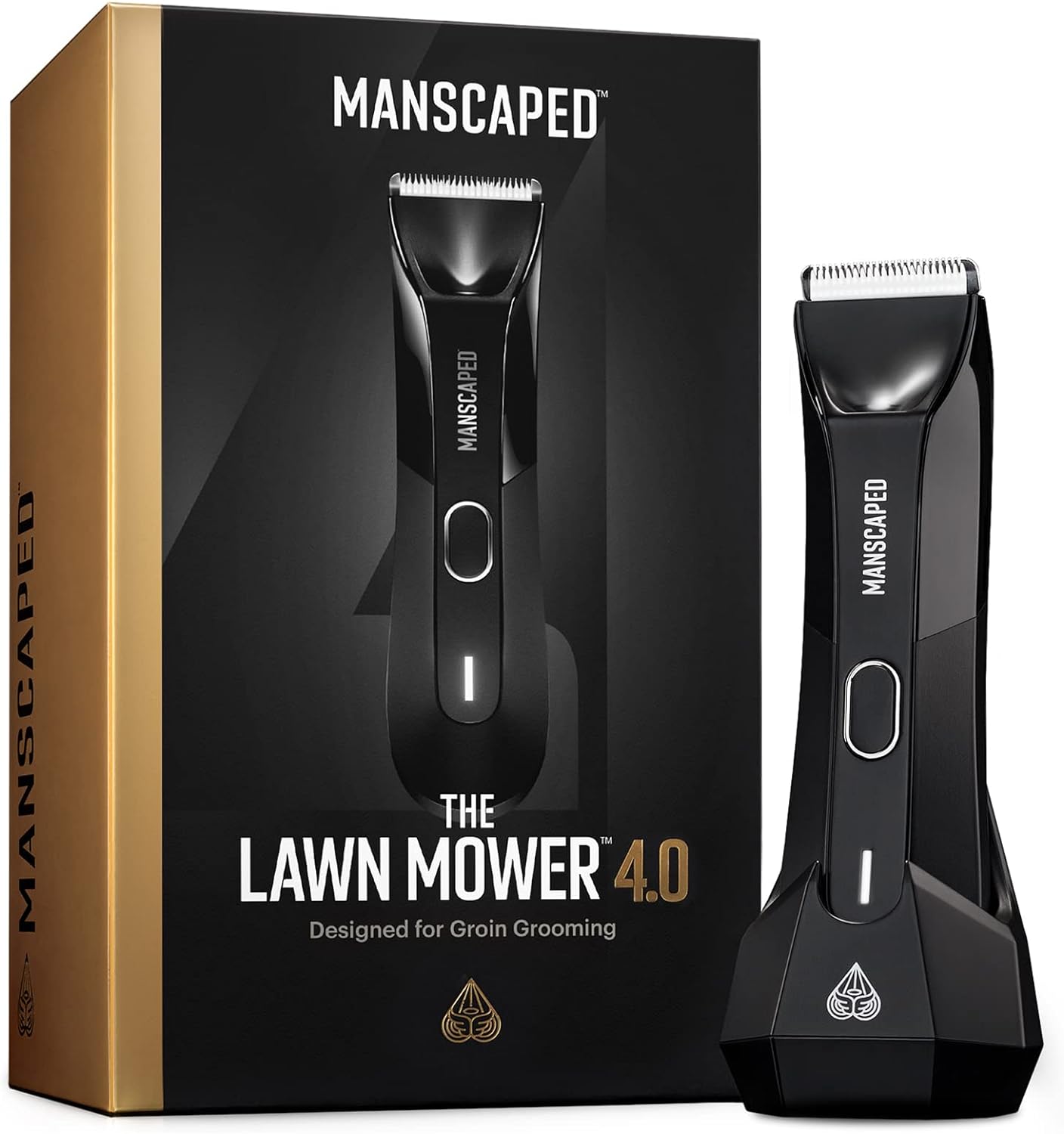 MANSCAPED® The Handyman™ & The Lawn Mower® 4.0 - Men's Compact Face Shaver with Dual-Action SkinSafe® Blade Head and Electric Groin & Body Hair Trimmer : Beauty & Personal Care