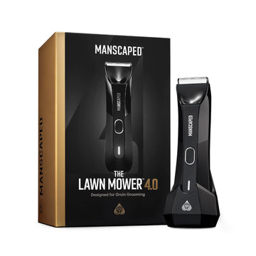 Manscaped® The Lawn Mower® 4.0, Electric Groin Hair Trimmer, Replaceable Skinsafe® Ceramic Blade Heads, Waterproof Wet/Dry Clippers, Rechargeable, Wireless Charging, Male Hygiene Grooming Razor