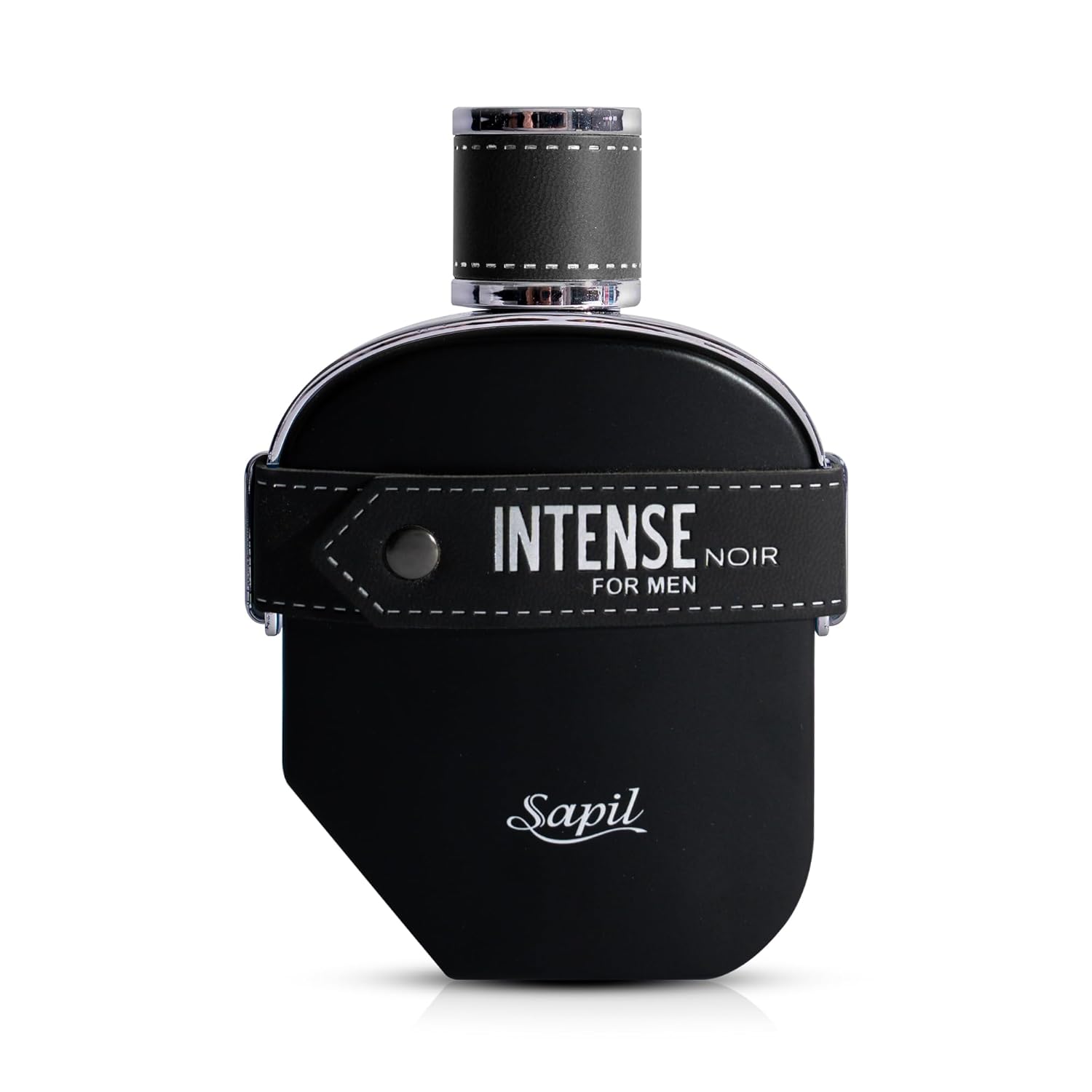 Sapil Intense Noir Eau De Parfum For Men – Long-Lasting Masculine Perfume With Amber, Leather, Patchouli & Musk – Bold Scent With Citrus Notes – 100Ml