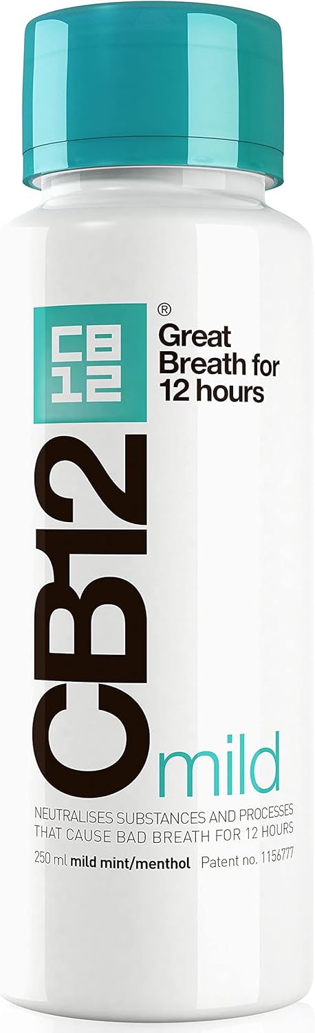 Cb12 Mild Mint-Menthol Mouthwash 250Ml X 3