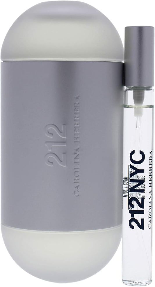 Carolina Herrera 212 Nyc For Women 2 Pc Gift Set 3.4Oz Edt Spray, 0.33Oz Edt Spray