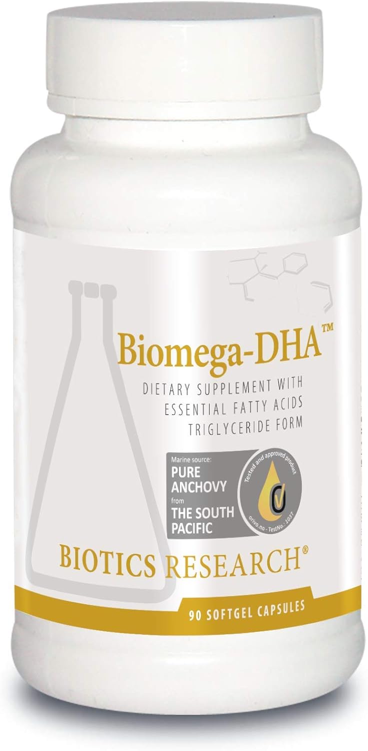 BIOTICS Research Biomega DHA Fish Oil, 600 mg DHA, Supports Learning a