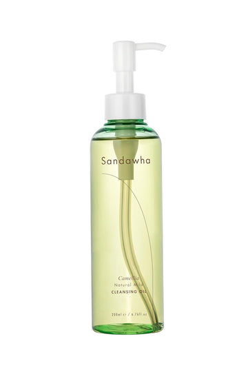 Skincure Camellia Natural Mild Cleansing Oil - Korean Skincare Deep Makeup Remover & Pore Cleanser For Blackheads And Sebum With 8 Plant Oils, Ideal For Sensitive Skin, 6.76 Fl. Oz
