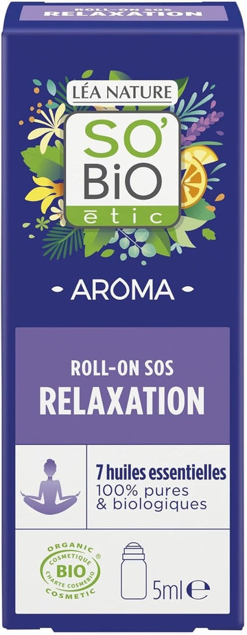 So'Bio Étic Organic Sos Anti Stress Portable Roll-On, 5 Ml