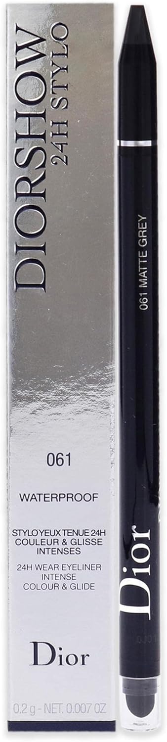 Christian Dior Diorshow 24H Stylo Waterproof Eyeliner - 061 Matte Grey For Women 0.007 Oz Eyeliner