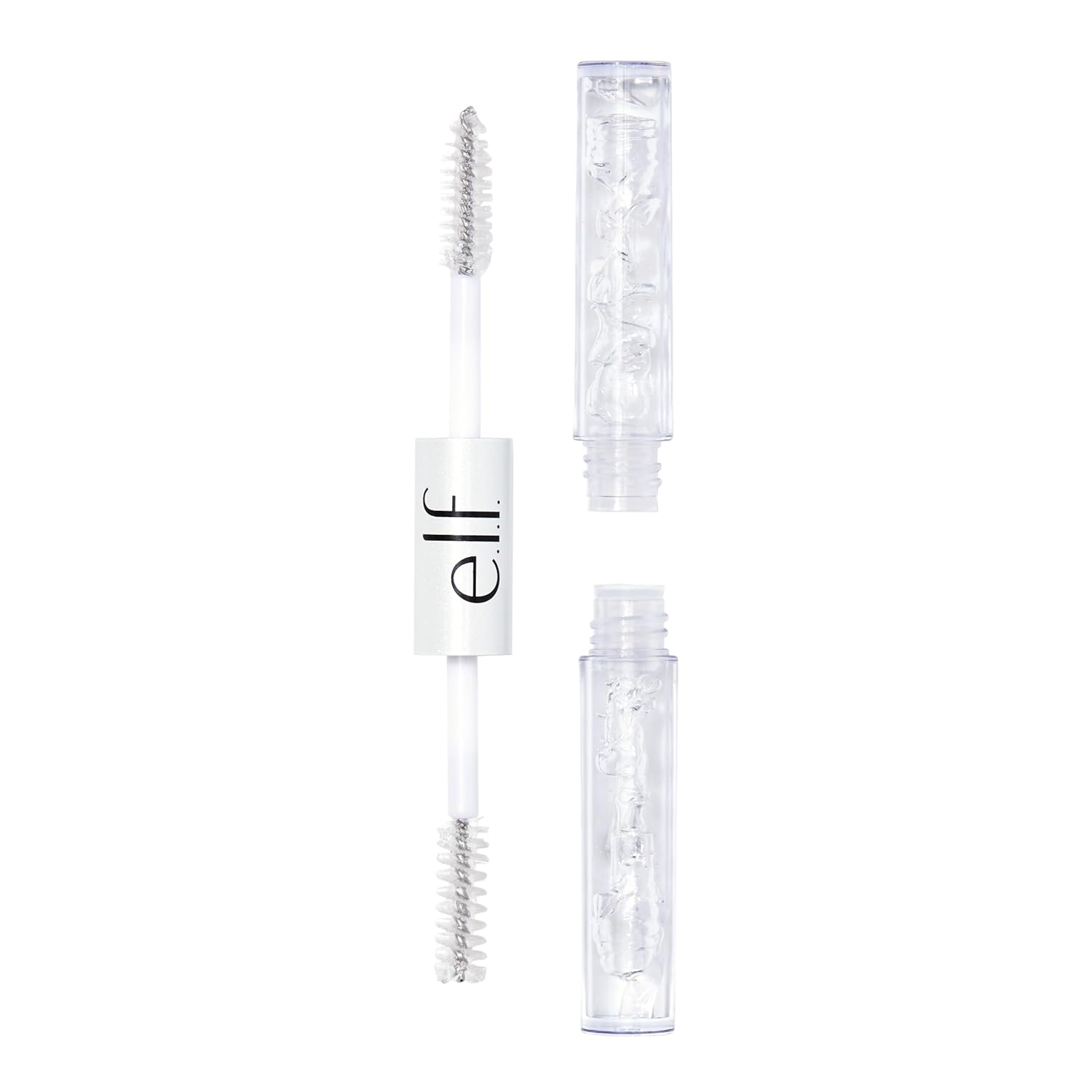 E.L.F. Clear Brow & Lash Mascara, Dual-Sided Brushable Clear Gel For Groomed Brows & Eyelashes, Long-Wear Conditioning Formula, Vegan & Cruelty-Free