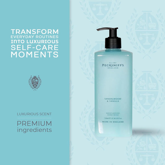 Pecksniff'S Classic 750Ml Hand Wash Rose & Peony