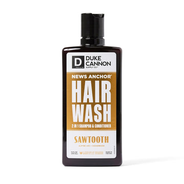 Duke Cannon News Anchor® 2-In-1 Hair Wash 14Oz Sawtooth