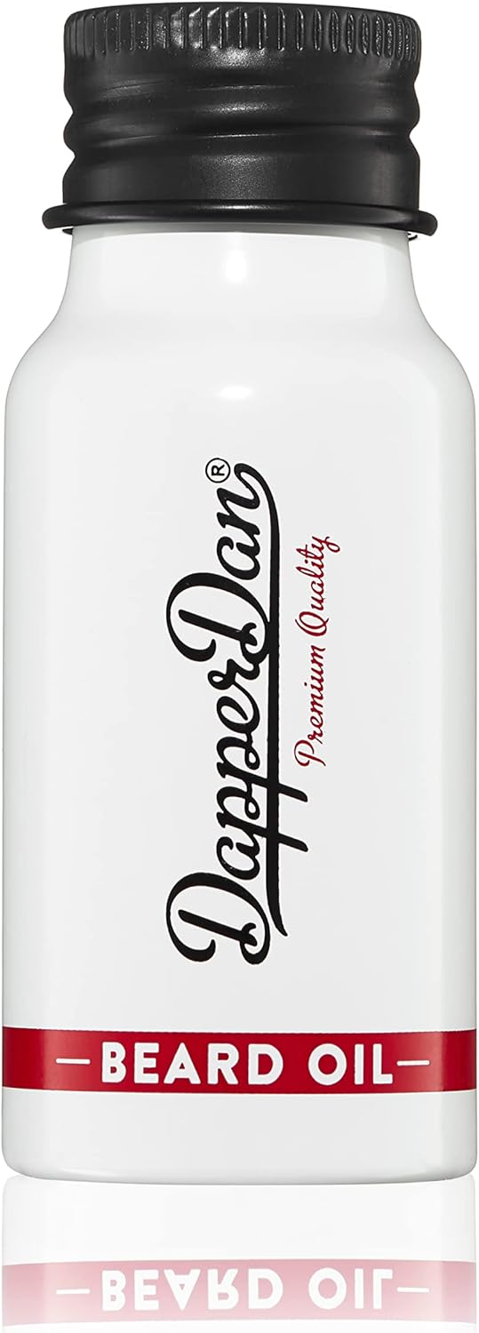 Dapper Dan Beard Oil, Essential Oil Blend For A Soft And Nourished Beard, For Daily Use, Vanilla And Tonka Bean Fragrance, 1 X 30Ml