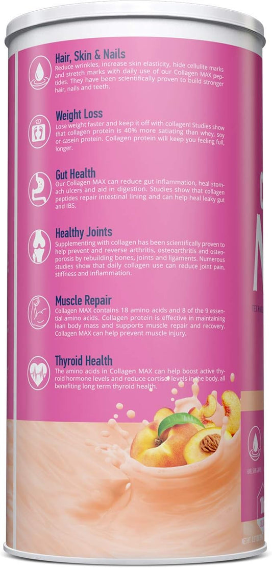 Haya Labs Collagen Max, Peach, 520 G