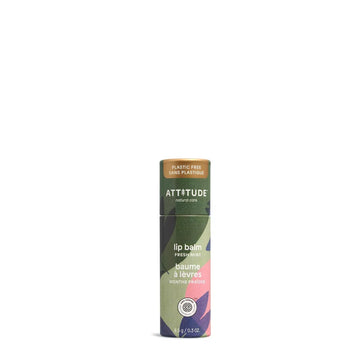 Attitude Plastic-Free Lip Balm, Ewg Verified Plant- And Mineral-Based Ingredients, Vegan And Cruelty-Free Personal Care Products, Mint, 0.3 Oz