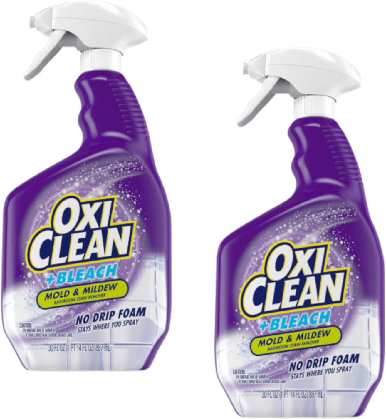 OxiClean plus Bleach, Bathroom Stain Remover 30 oz. (Pack of 2)