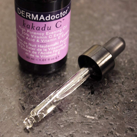 Dermadoctor Kakadu C High Potency Evening Oil 20% Vitamin C Ester, Ferulic Acid & Vitamin E Esters, 1.01 Fl Oz