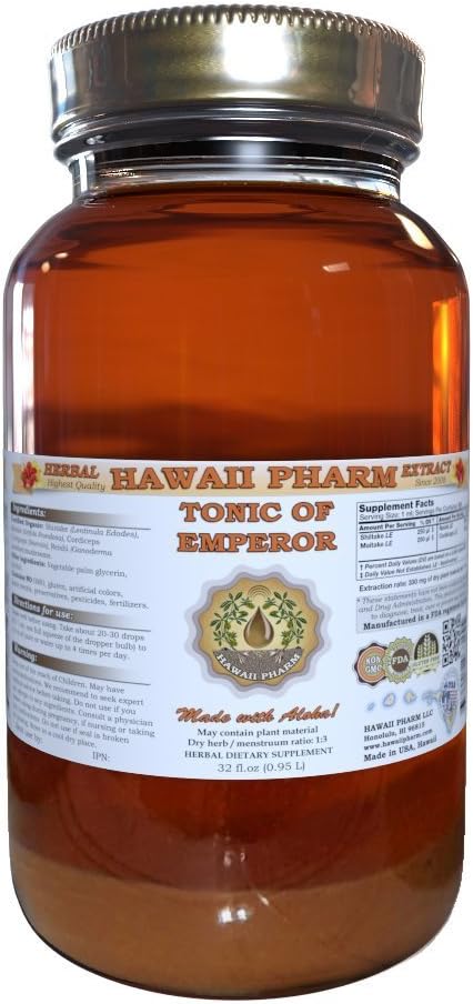 Shiitake, Maitake, Cordiceps, Reishi Liquid Extract 32 Fl.Oz : Health & Household