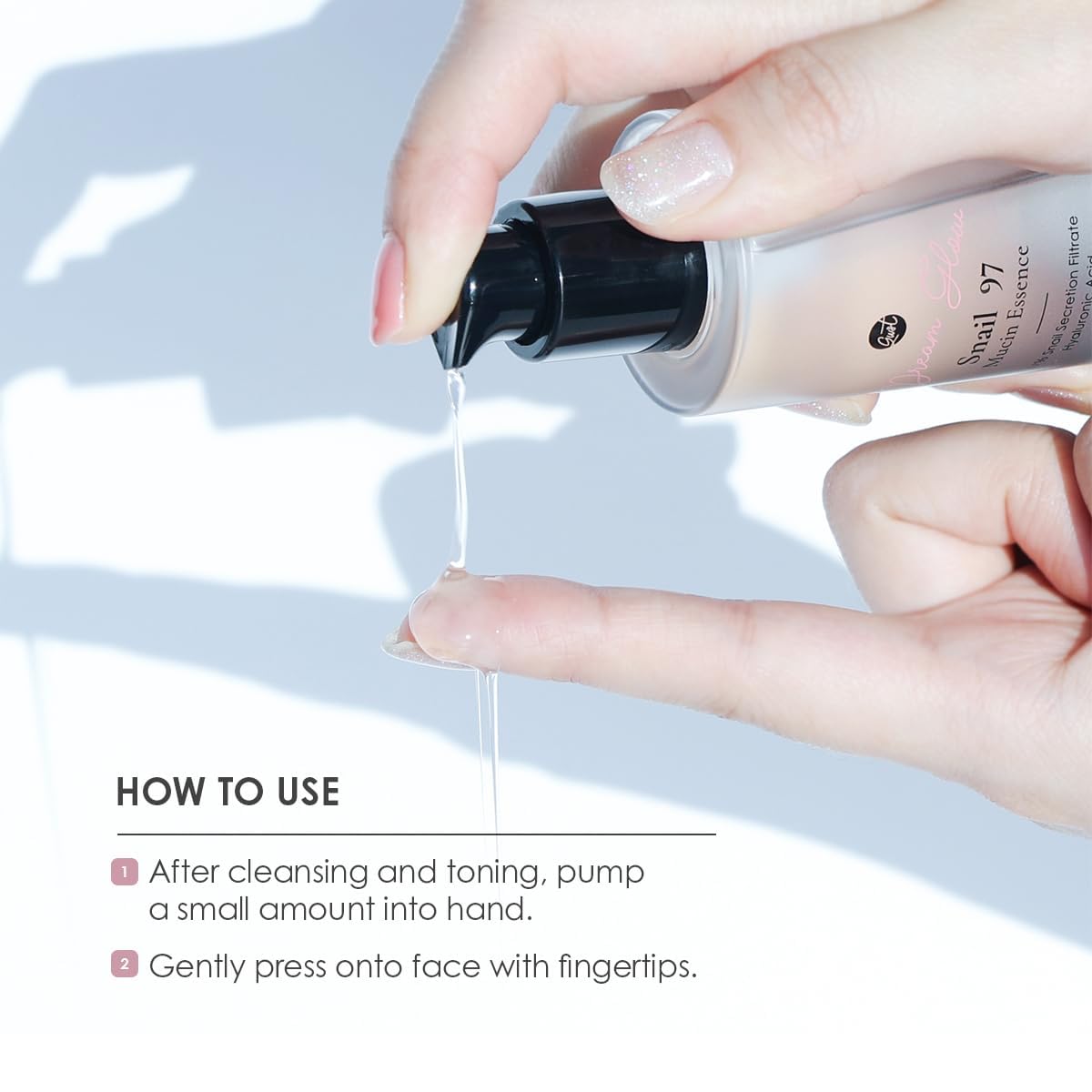 Glowiest Dream Glow Snail 97 Mucin Essence; Restoring Skin Barrier, Moisturizing, Hydrating - Snail Mucin Korean Skin Care - 3.38 Fl.Oz 100Ml : Beauty & Personal Care