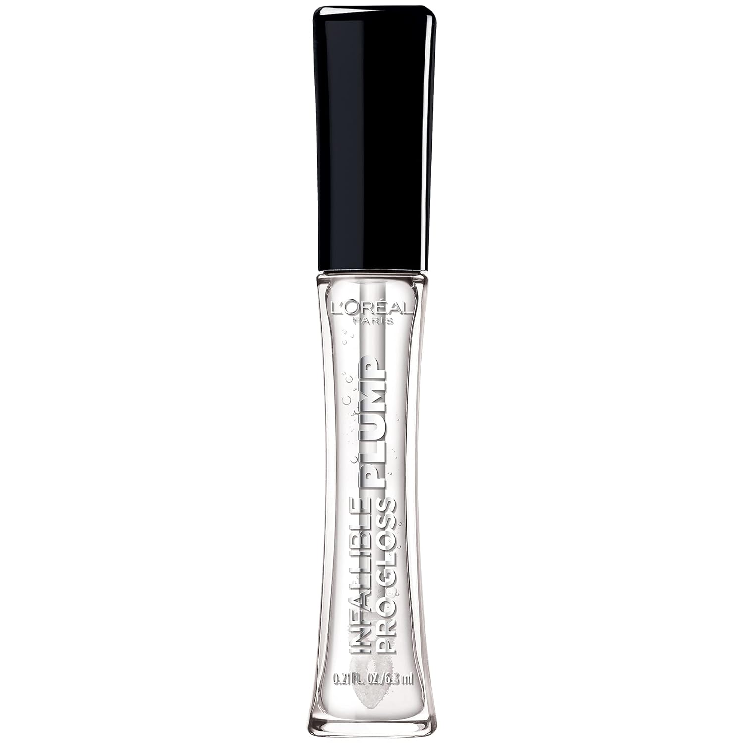 L'Oreal Paris Infallible Pro Gloss Plump Lip Gloss With Hyaluronic Acid, Long Lasting Plumping Shine, Lips Look Instantly Fuller And More Plump, Mirror, 0.21 Fl. Oz