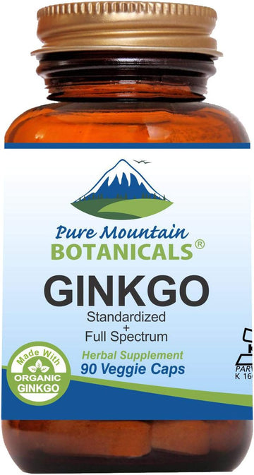 Ginkgo Biloba Capsules – Kosher Vegan Caps With 400Mg Ginkgo Biloba Leaf And Ginko Extract