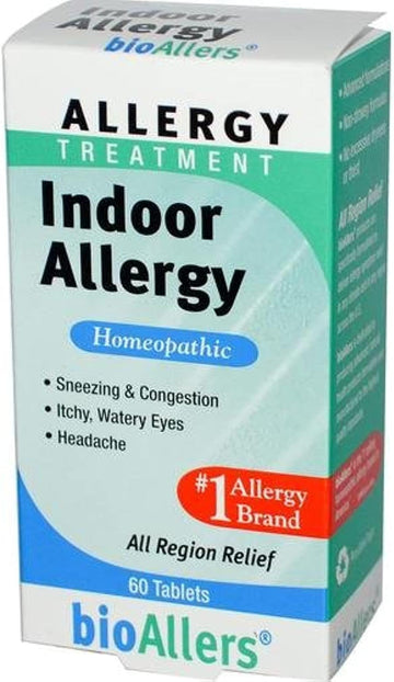 Natra Bio, Indoor Allergy, 60 Tablets