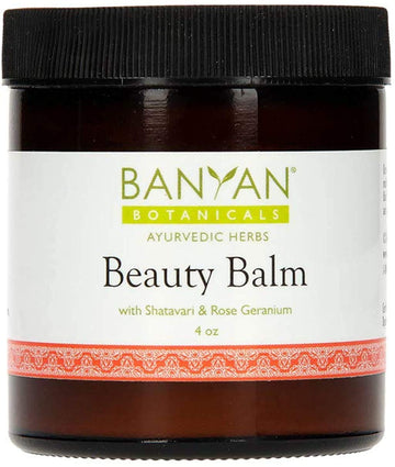 Banyan Botanicals Beauty Balm - USDA Certified Organic,  - Shatavari & Rose Geranium to Moisturize & Soften Skin