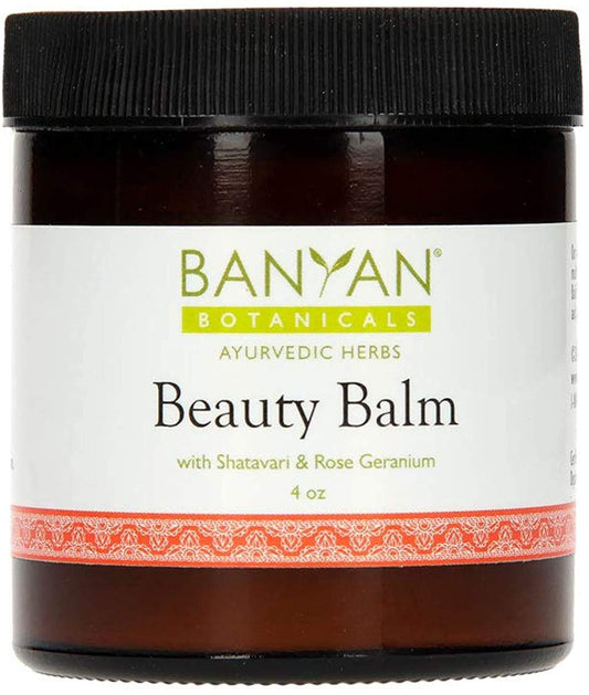 Banyan Botanicals Beauty Balm - USDA Certified Organic,  - Shatavari & Rose Geranium to Moisturize & Soften Skin