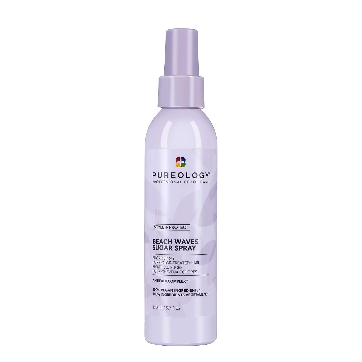 Pureology Style + Protect Beach Waves Sugar Spray | For Color-Treated Hair | Adds Texture To Create Tousled Waves | Sulfate-Free | Vegan | Updated Packaging | 5.7 Fl. Oz. |
